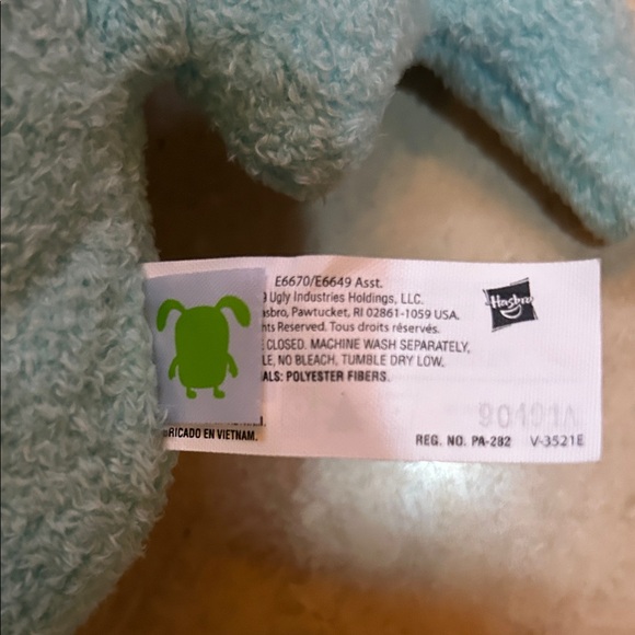 Blue Plush Monster Stuffed Toy - Picture 4 of 4